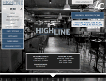Tablet Screenshot of highlinebarchicago.com